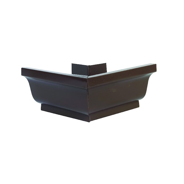 Amerimax Home Products Amerimax 3.5 in. H X 7.25 in. W X 7.25 in. L Brown Aluminum K Outside Miter 2520219 - main